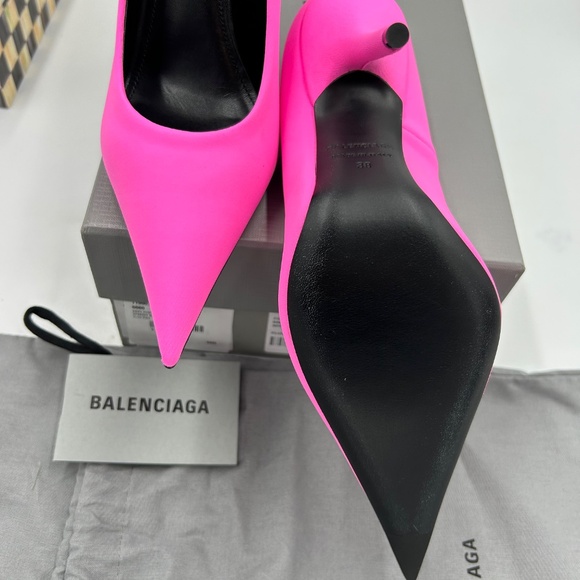 Women’s Balenciaga XL pointed toe pumps size 38 made in Italy - Picture 7 of 8